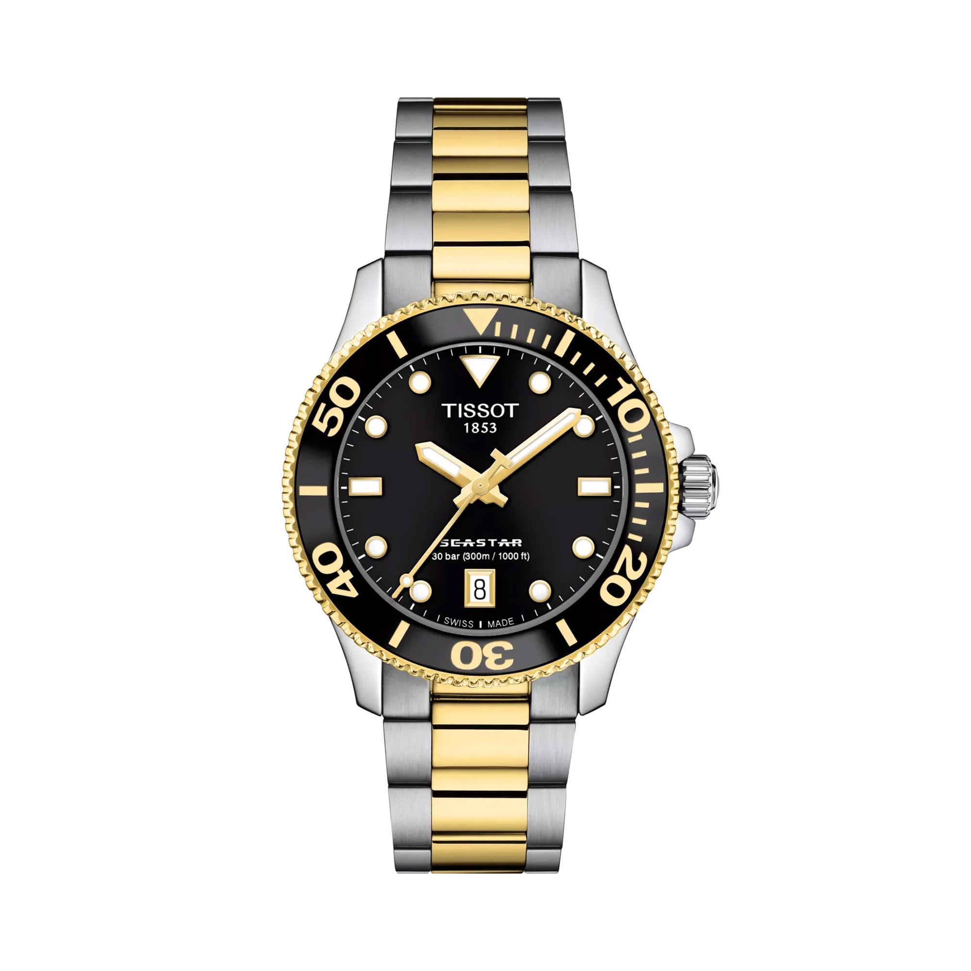 Tissot Seastar 1000 Quartz Watch Black Dial 36mm La Mine d'Or Moncton, NB