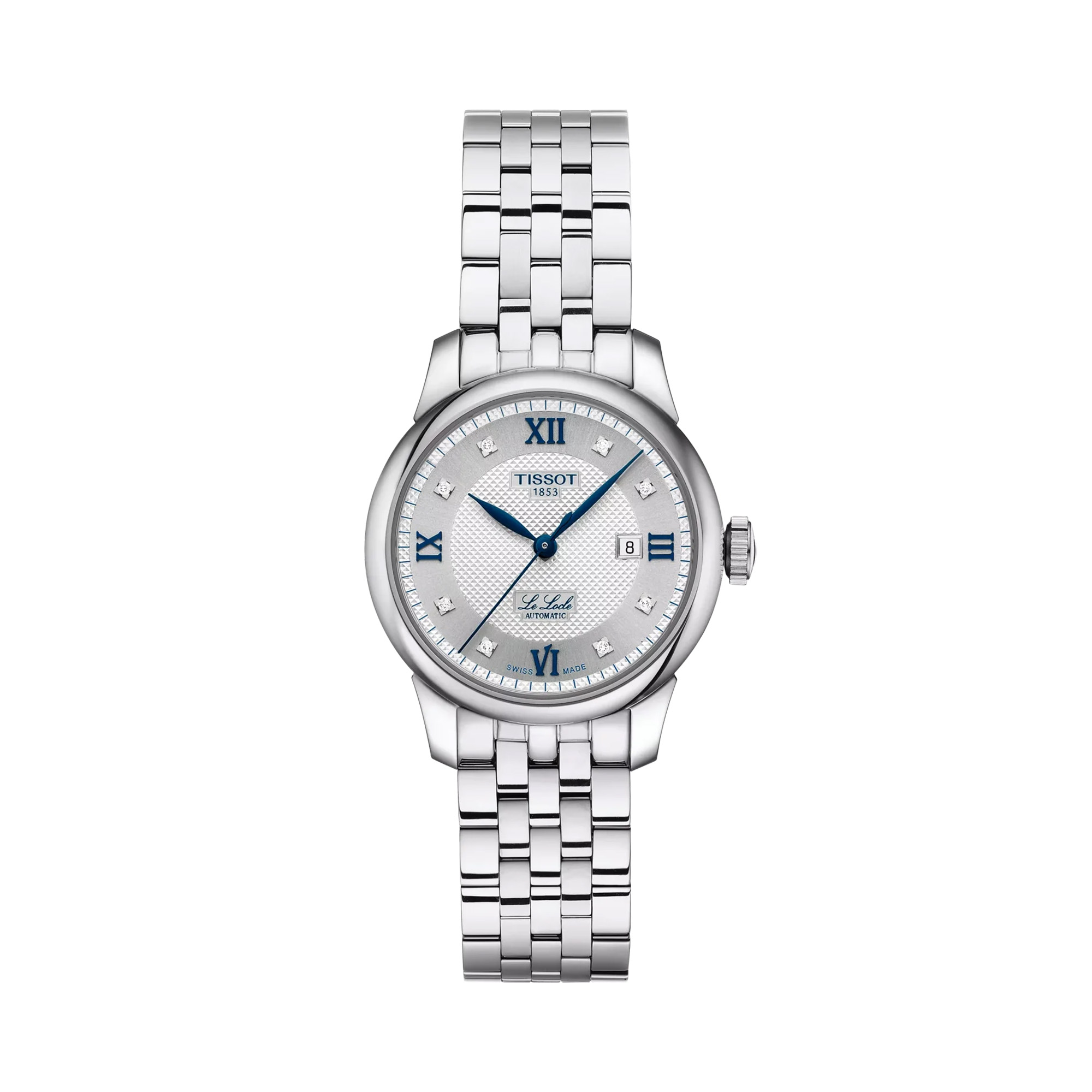 Tissot LeLocle 20th Anniversary Automatic Watch Diamond-Set Silver Dial La Mine d'Or Moncton, NB