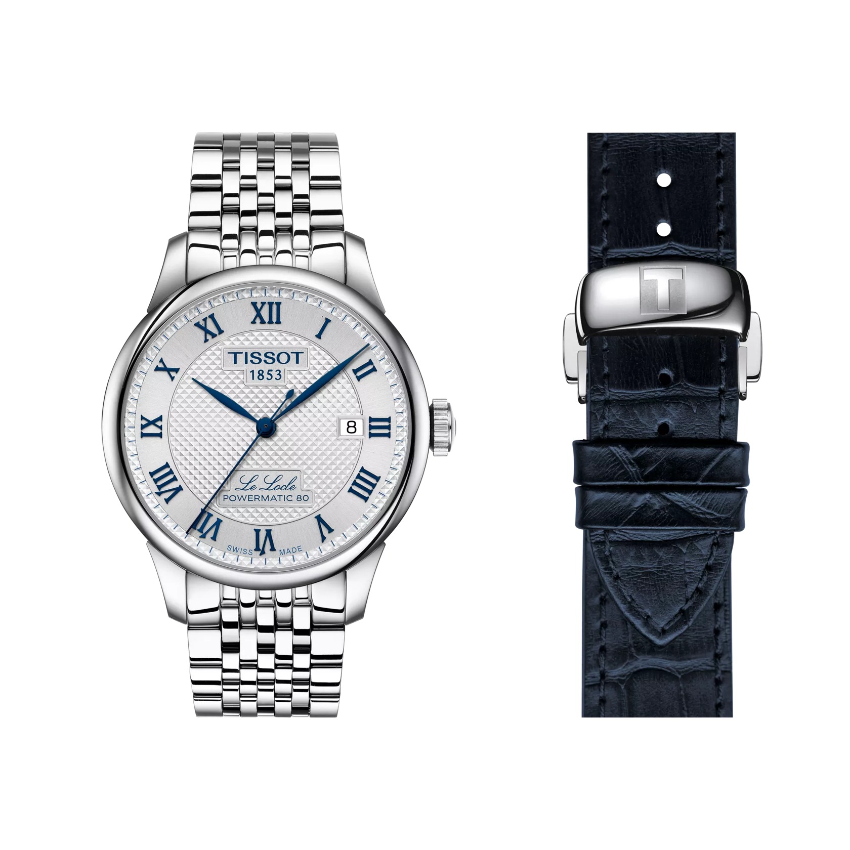 Tissot Le Locle 20th Anniversary Automatic Watch Silver Dial 39mm Image 2 La Mine d'Or Moncton, NB