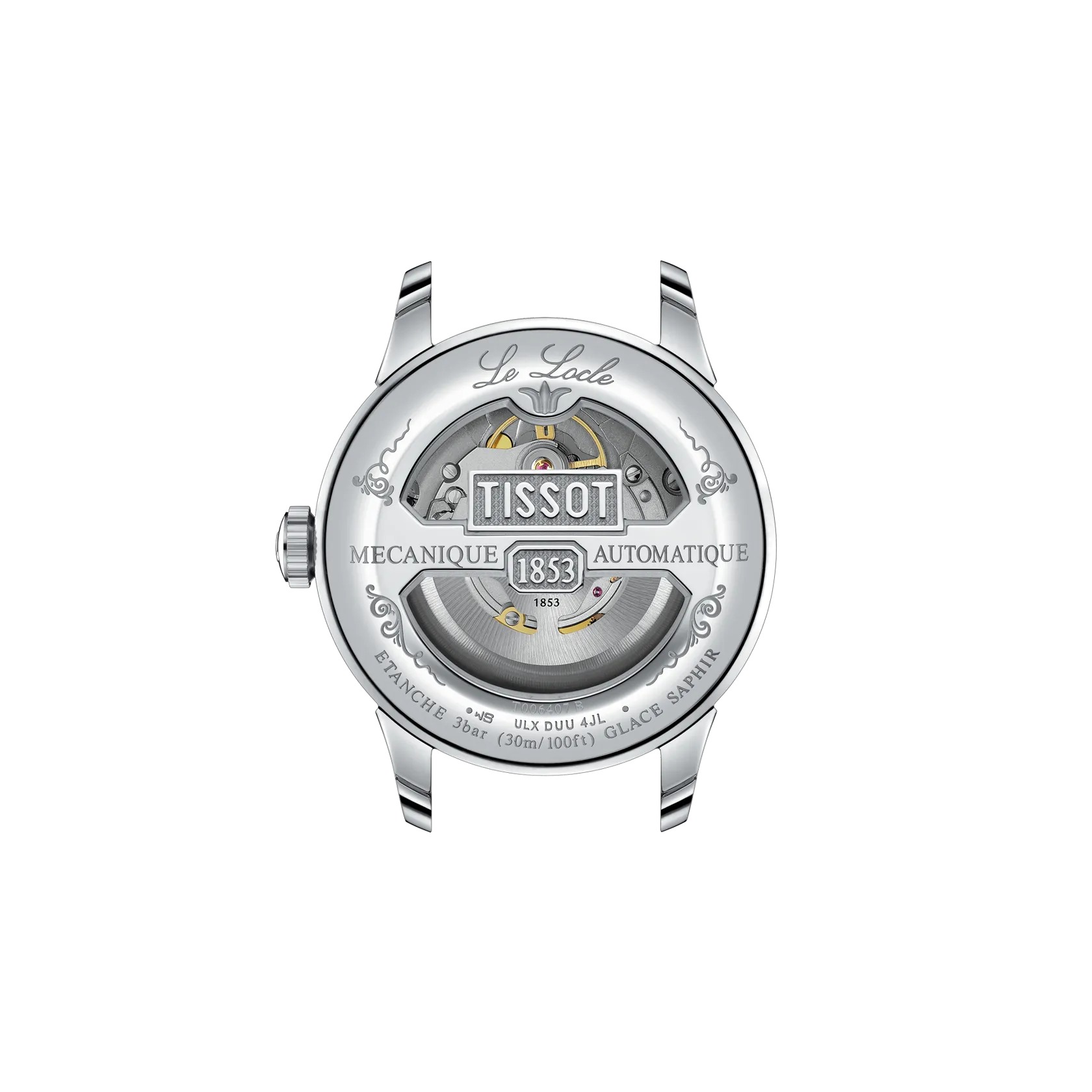 Tissot Le Locle 20th Anniversary Automatic Watch Silver Dial 39mm Image 5 La Mine d'Or Moncton, NB