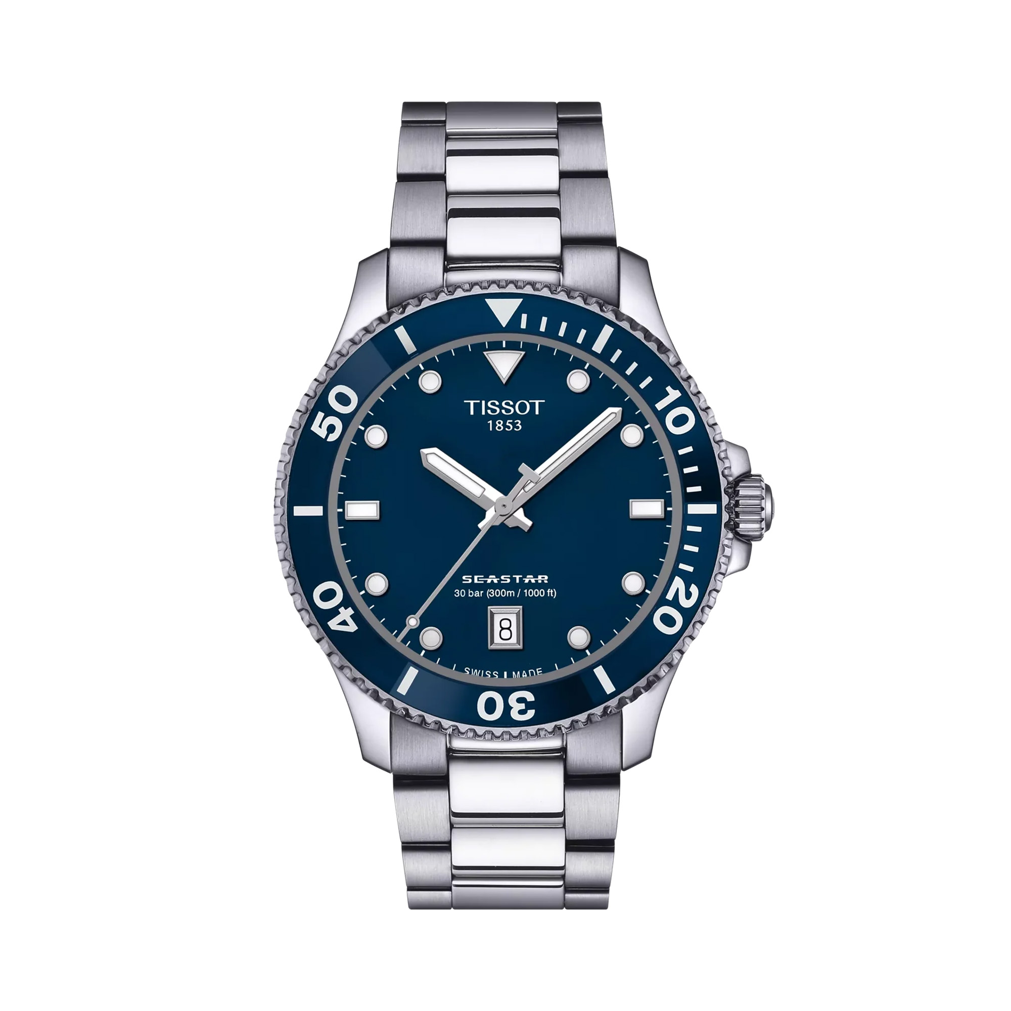 Tissot Seastar 1000 Quartz Watch Blue Dial 40mm La Mine d'Or Moncton, NB