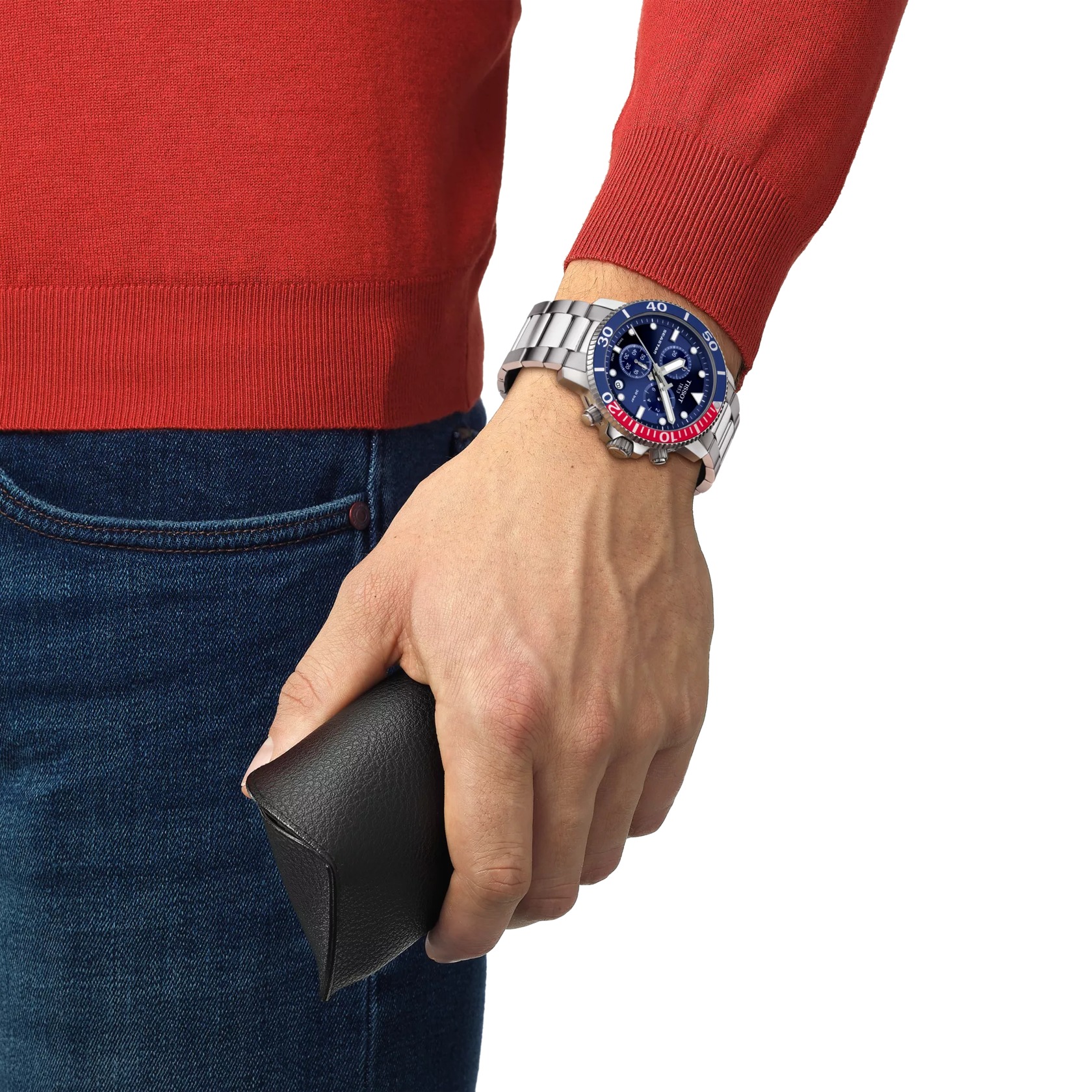 Tissot Seastar 1000 Quartz Chrono Watch Blue Dial 45mm Image 5 La Mine d'Or Moncton, NB