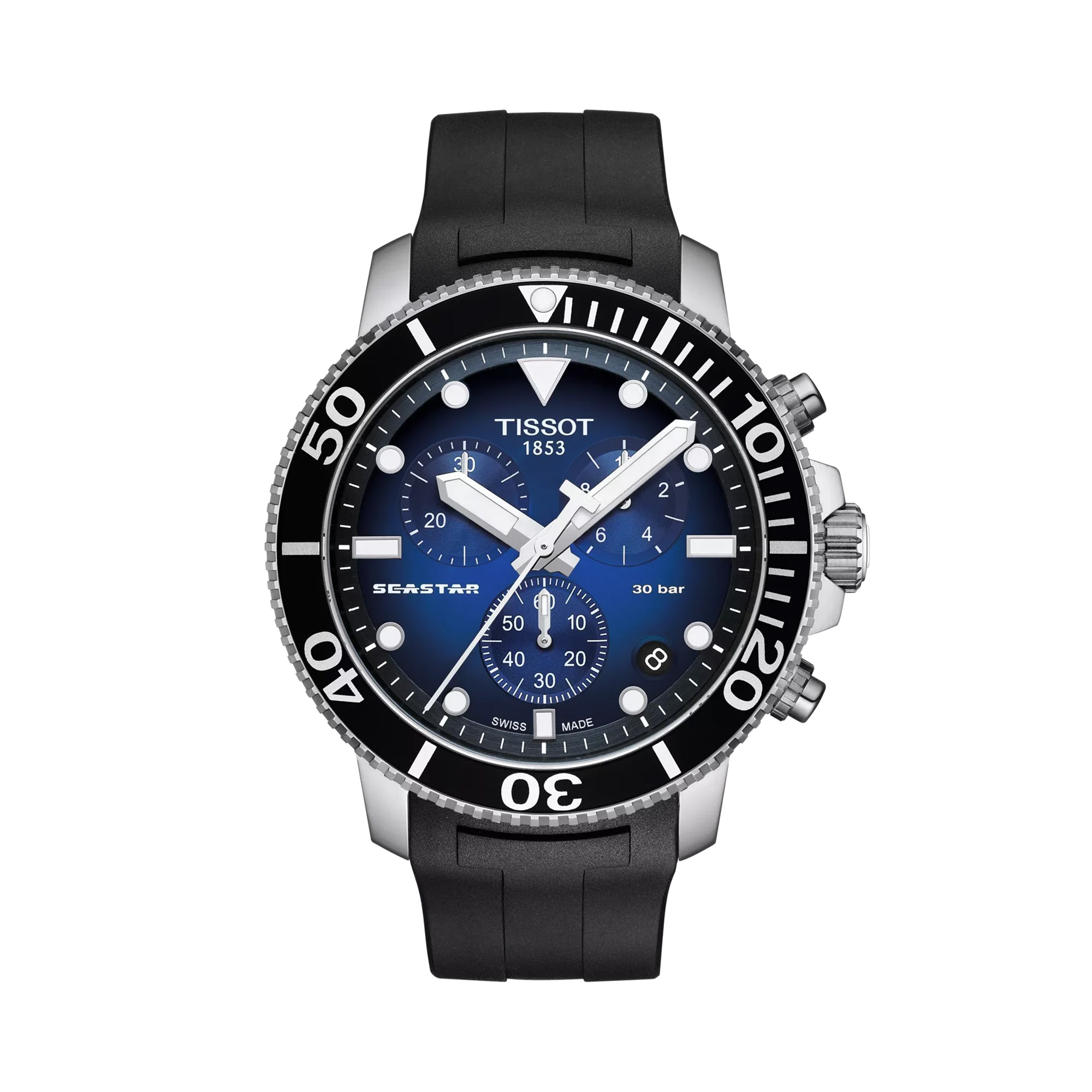 Tissot Seastar 1000 Quartz Chronograph Blue Dial 45mm La Mine d'Or Moncton, NB