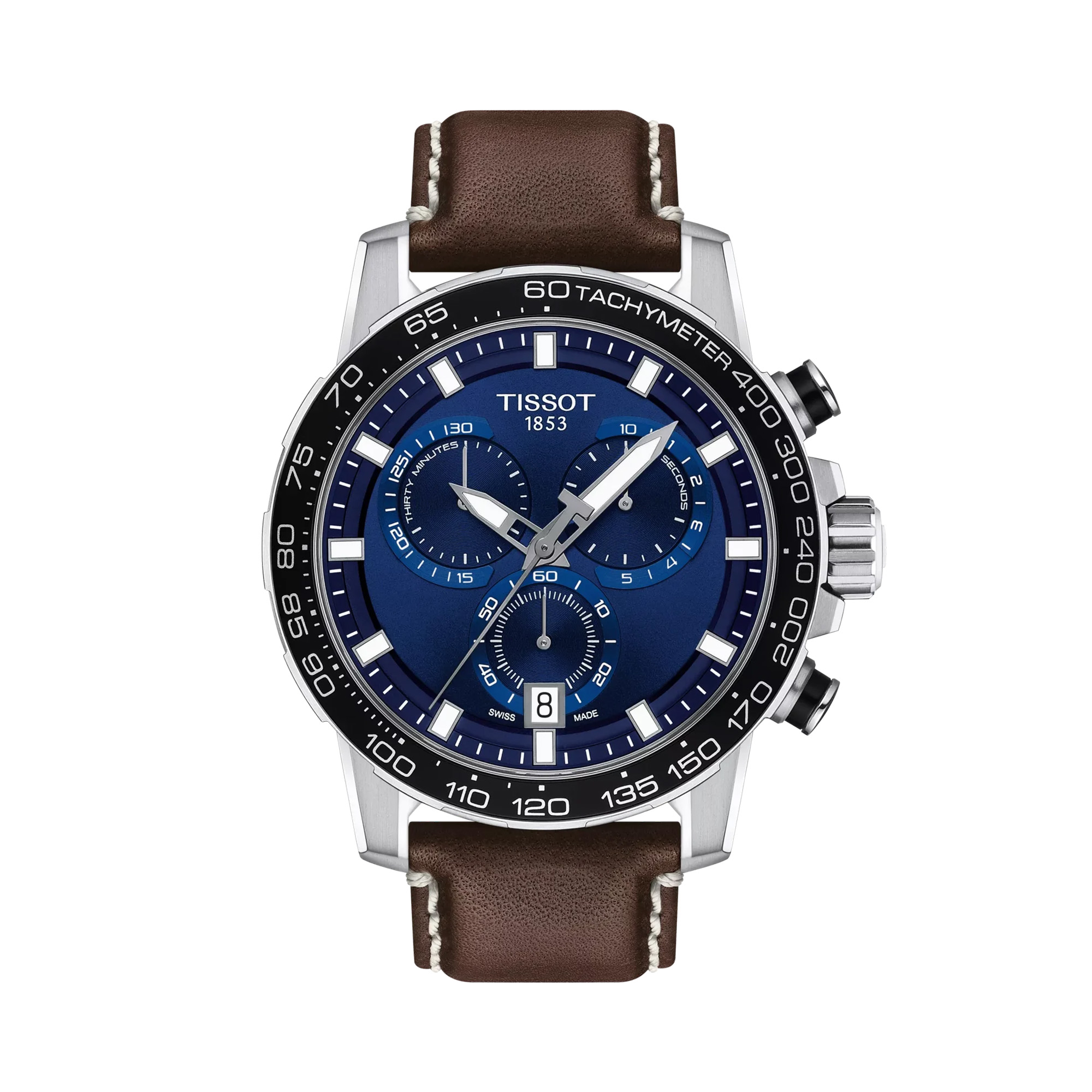 Tissot Supersport Quartz Chrono Watch Blue Dial 45mm La Mine d'Or Moncton, NB