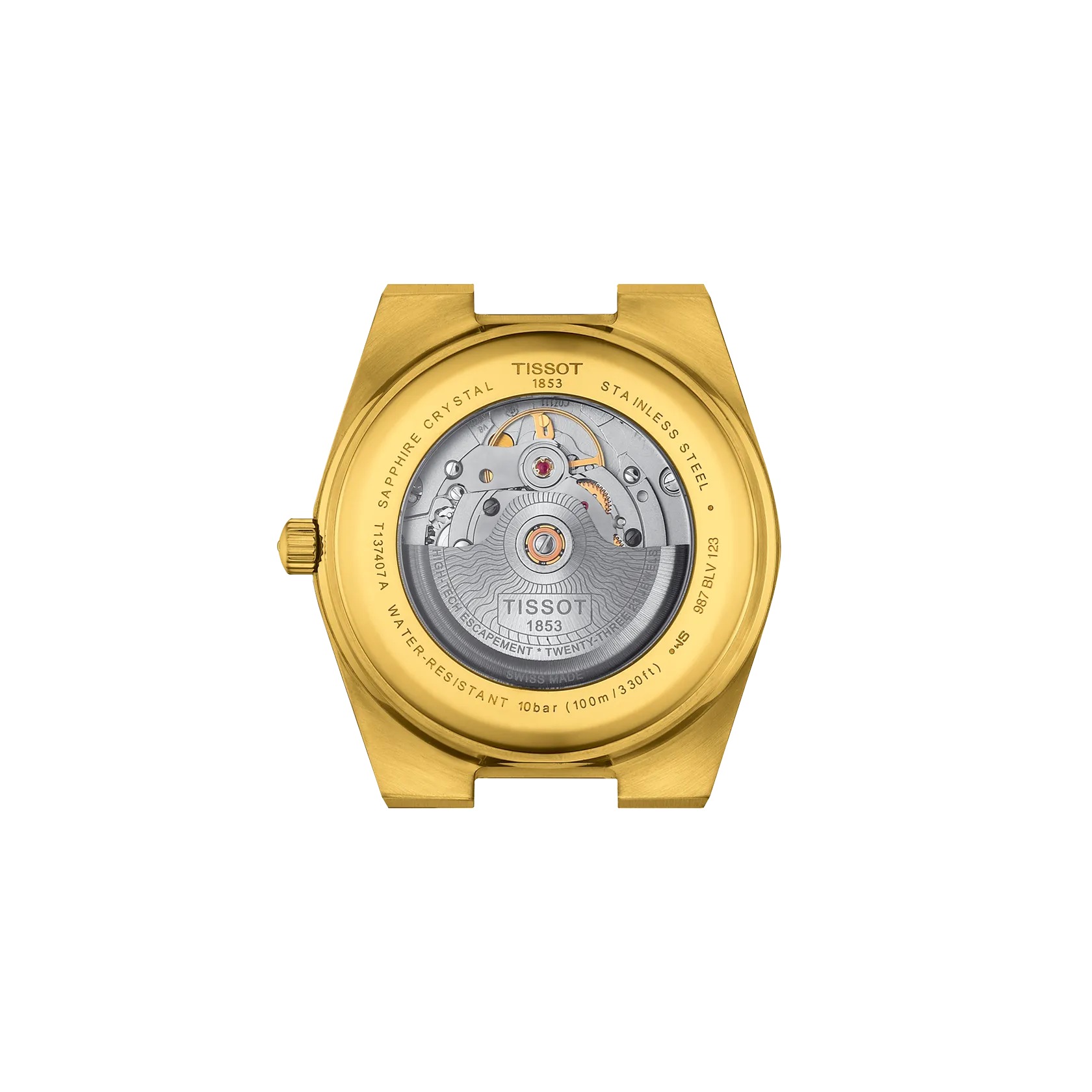 Tissot PRX Automatic Watch Champagne Dial 40mm Image 3 La Mine d'Or Moncton, NB