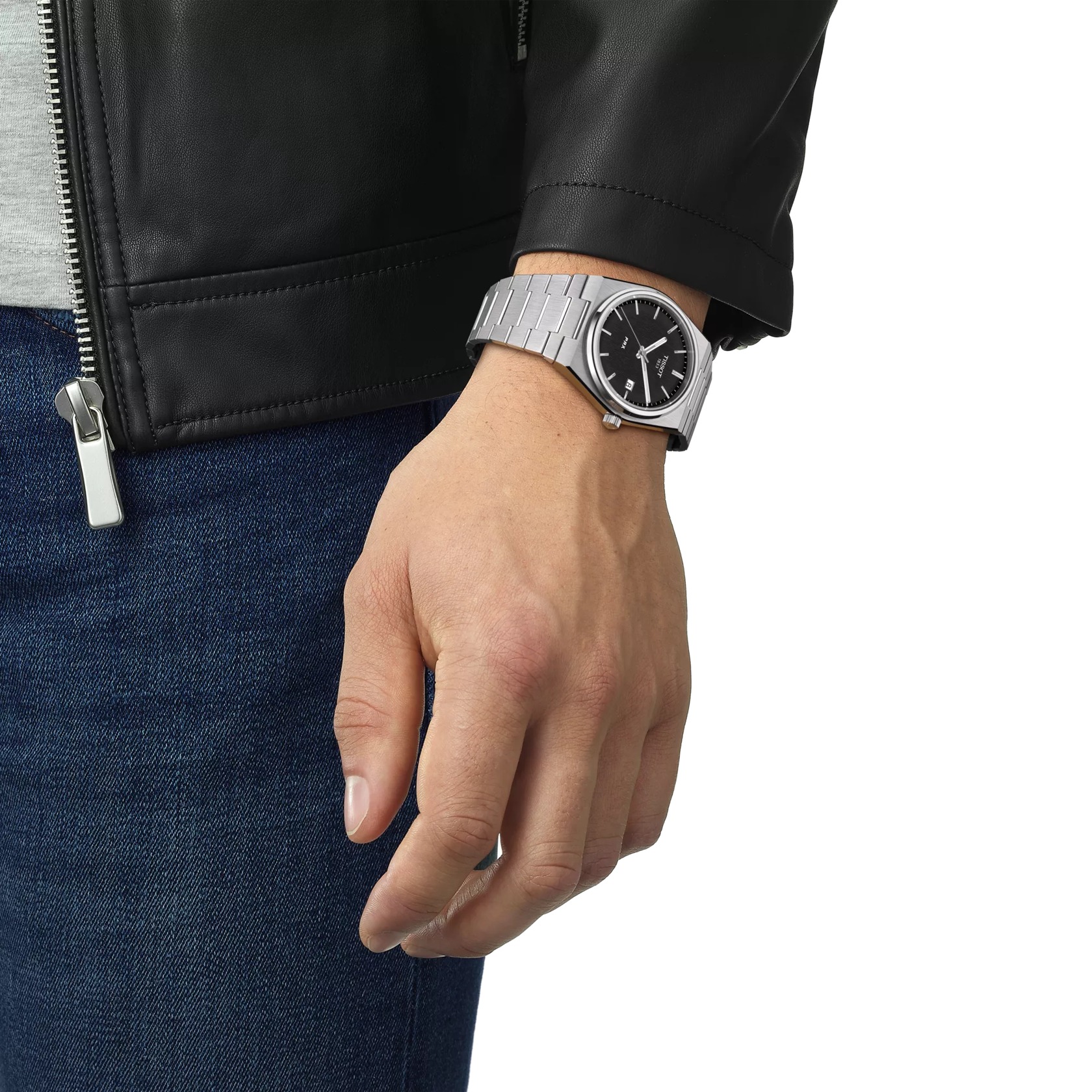 Tissot PRX Quartz Watch Black Dial 40mm Image 5 La Mine d'Or Moncton, NB