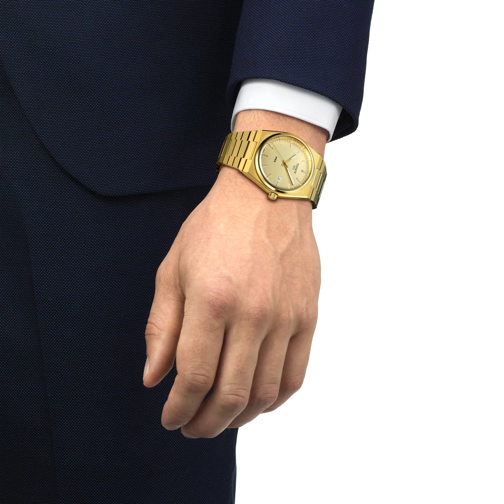 Tissot PRX Quartz Watch Champagne Dial 40mm Image 5 La Mine d'Or Moncton, NB
