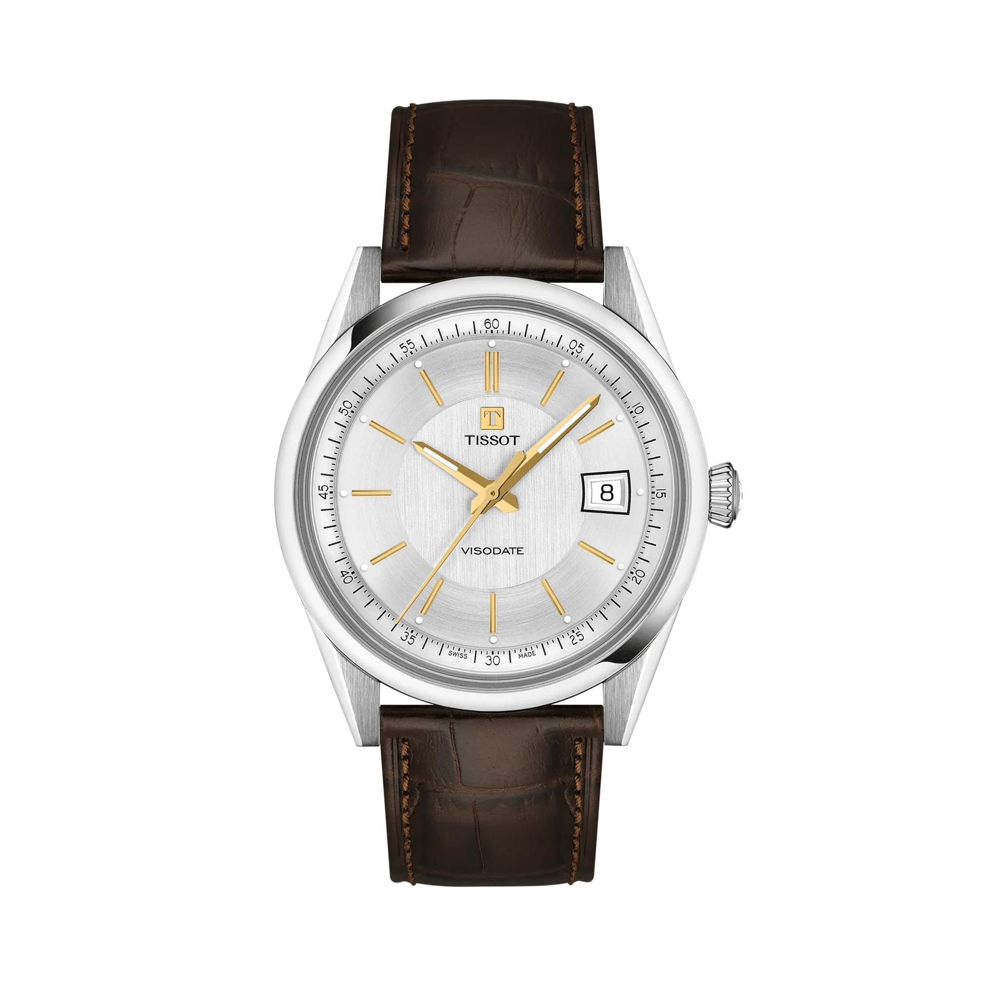 Tissot Visodate Automatic Watch Silver Dial 39mm La Mine d'Or Moncton, NB