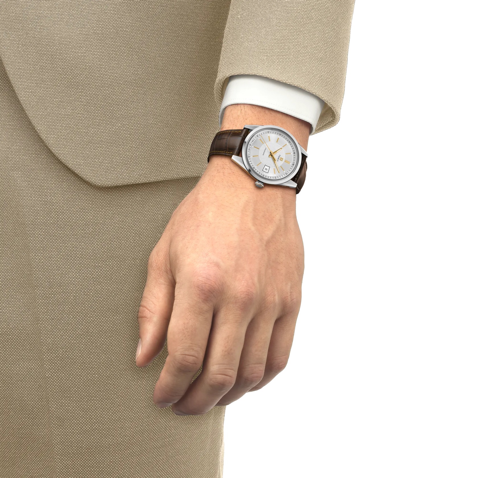 Tissot Visodate Automatic Watch Silver Dial 39mm Image 5 La Mine d'Or Moncton, NB