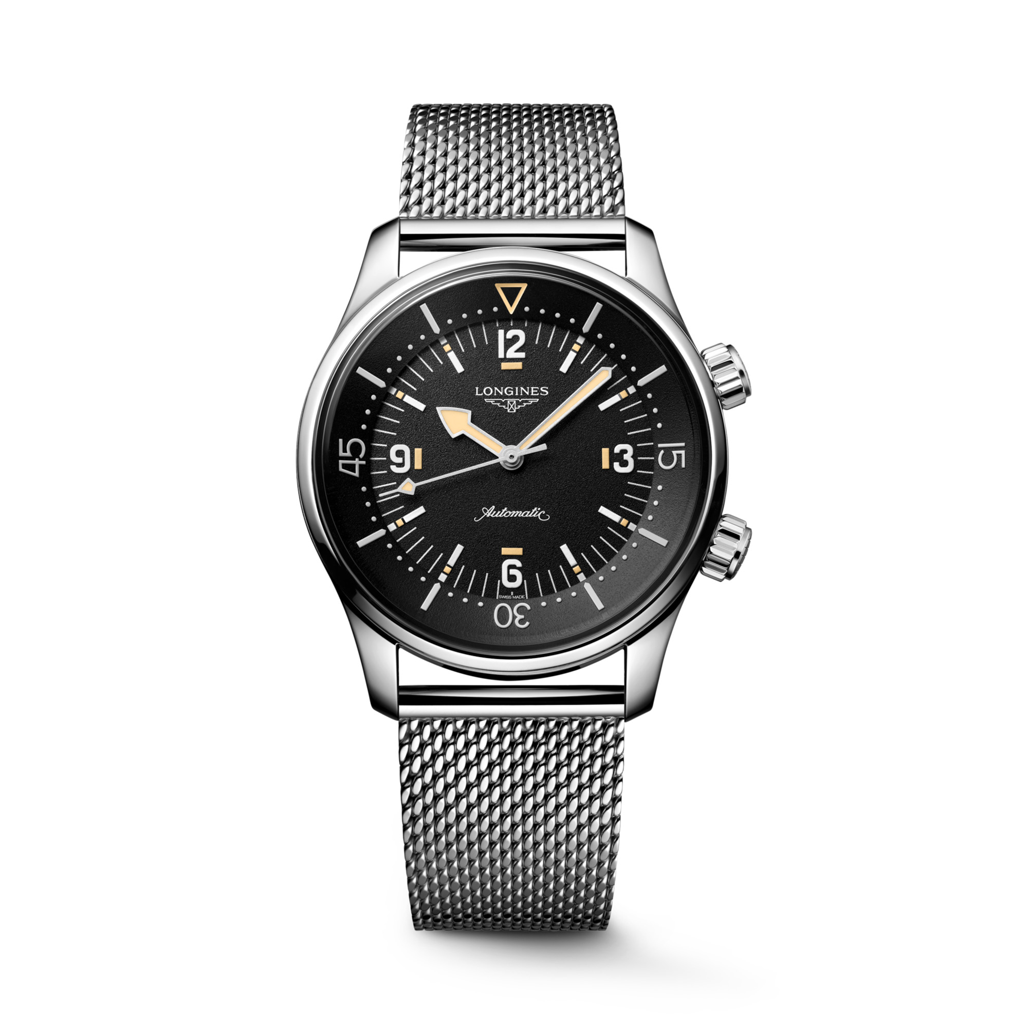 Longines Legend Diver 59 Automatic Watch Black Dial 42mm La Mine d'Or Moncton, NB
