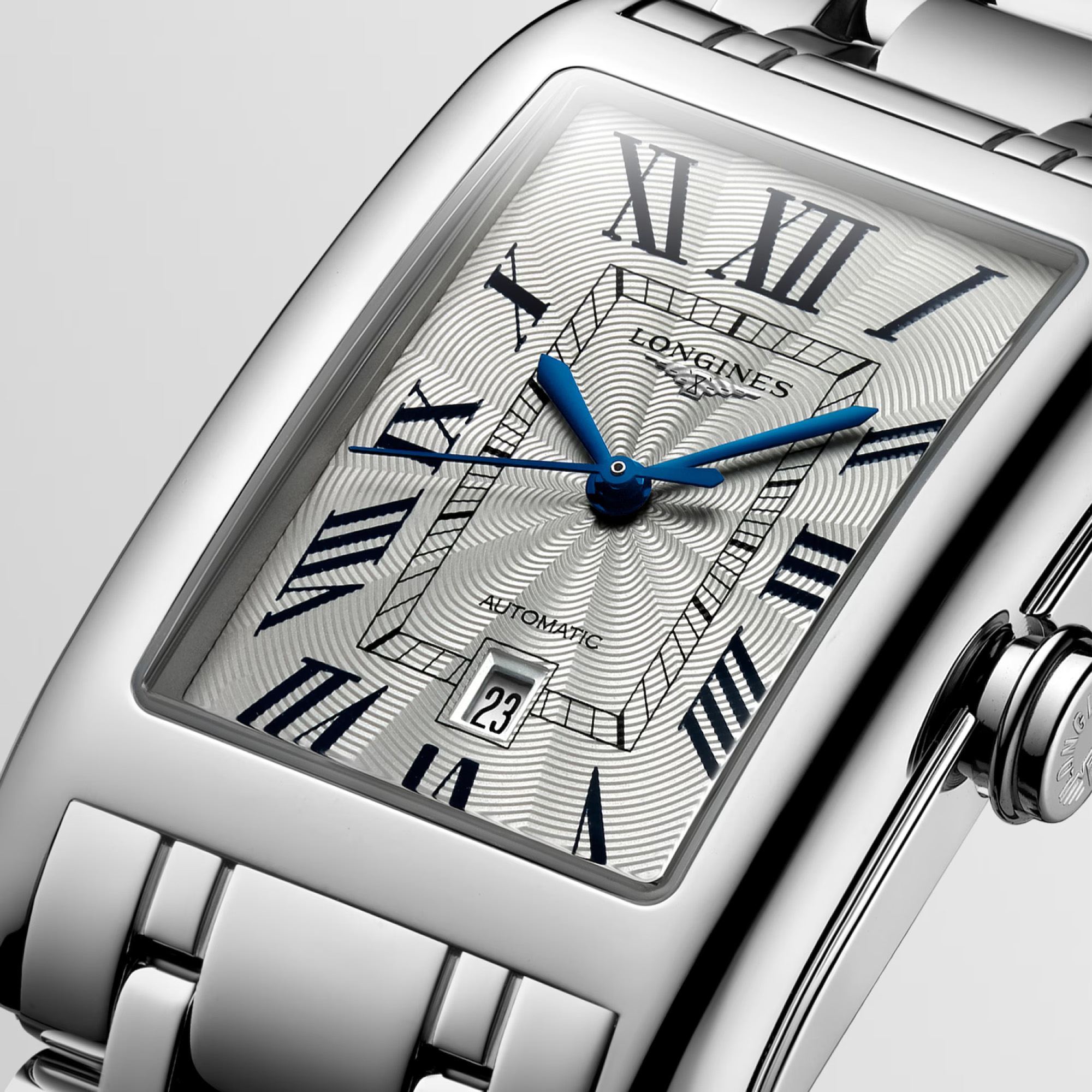 Longines DolceVita Automatic Watch Silver Dial 27 x 43mm Image 3 La Mine d'Or Moncton, NB