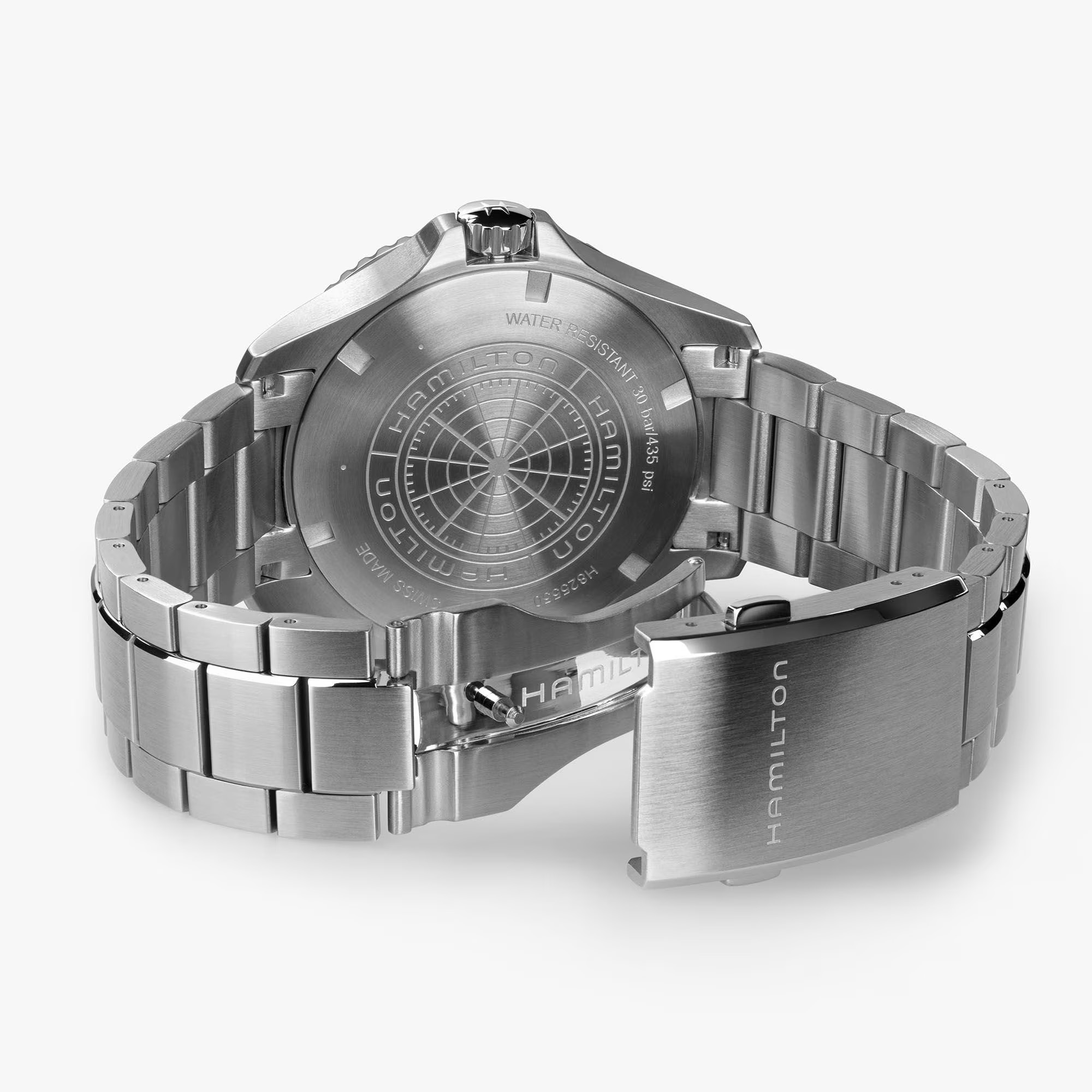 Hamilton Khaki Navy Scuba Automatic GMT Watch Black Dial 43mm Image 4 La Mine d'Or Moncton, NB