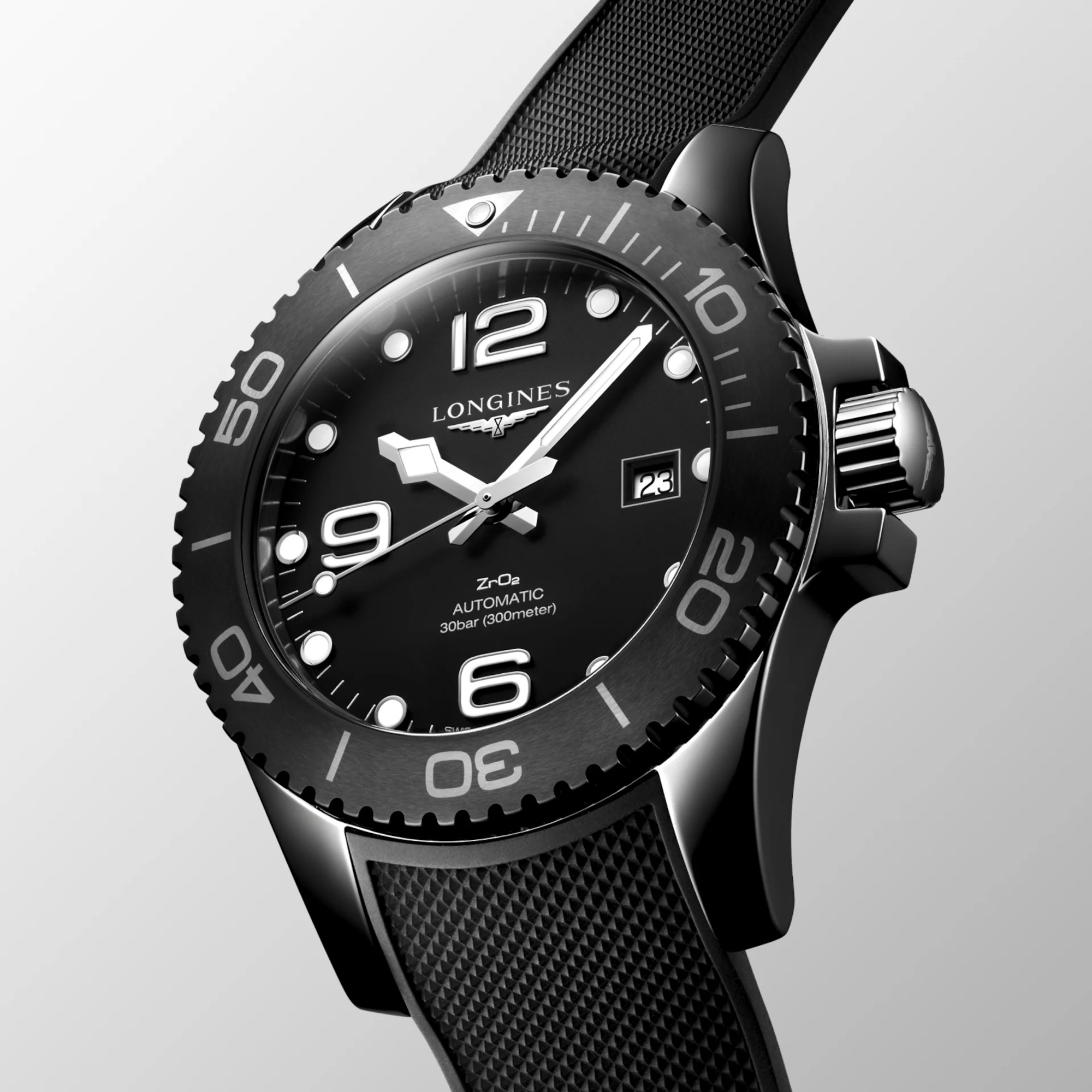 Longines Hydroconquest Automatic Watch Black Dial 43mm Image 4 La Mine d'Or Moncton, NB