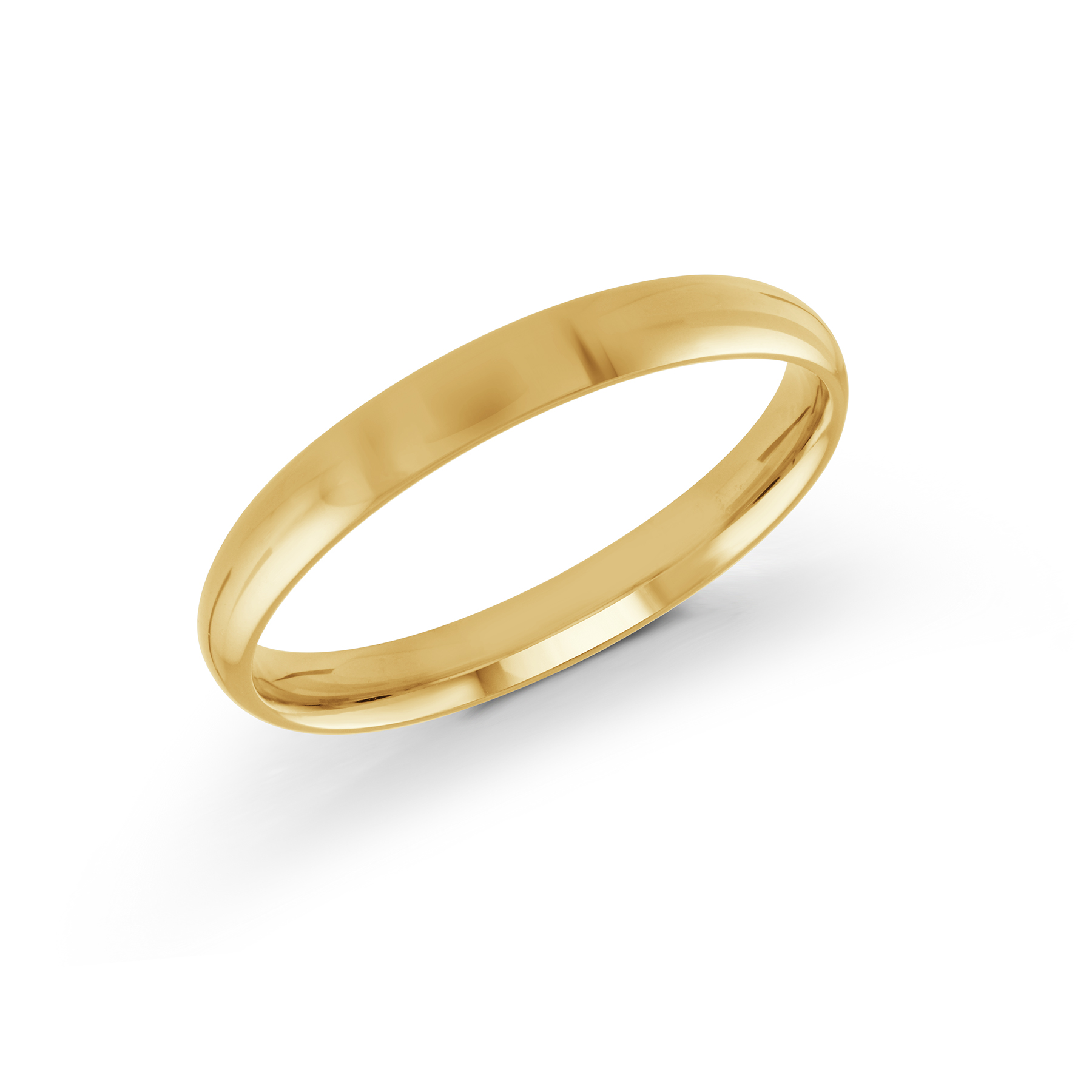 14kt Comfort Fit Wedding Band 3mm Wide, Size 6 La Mine d'Or Moncton, NB