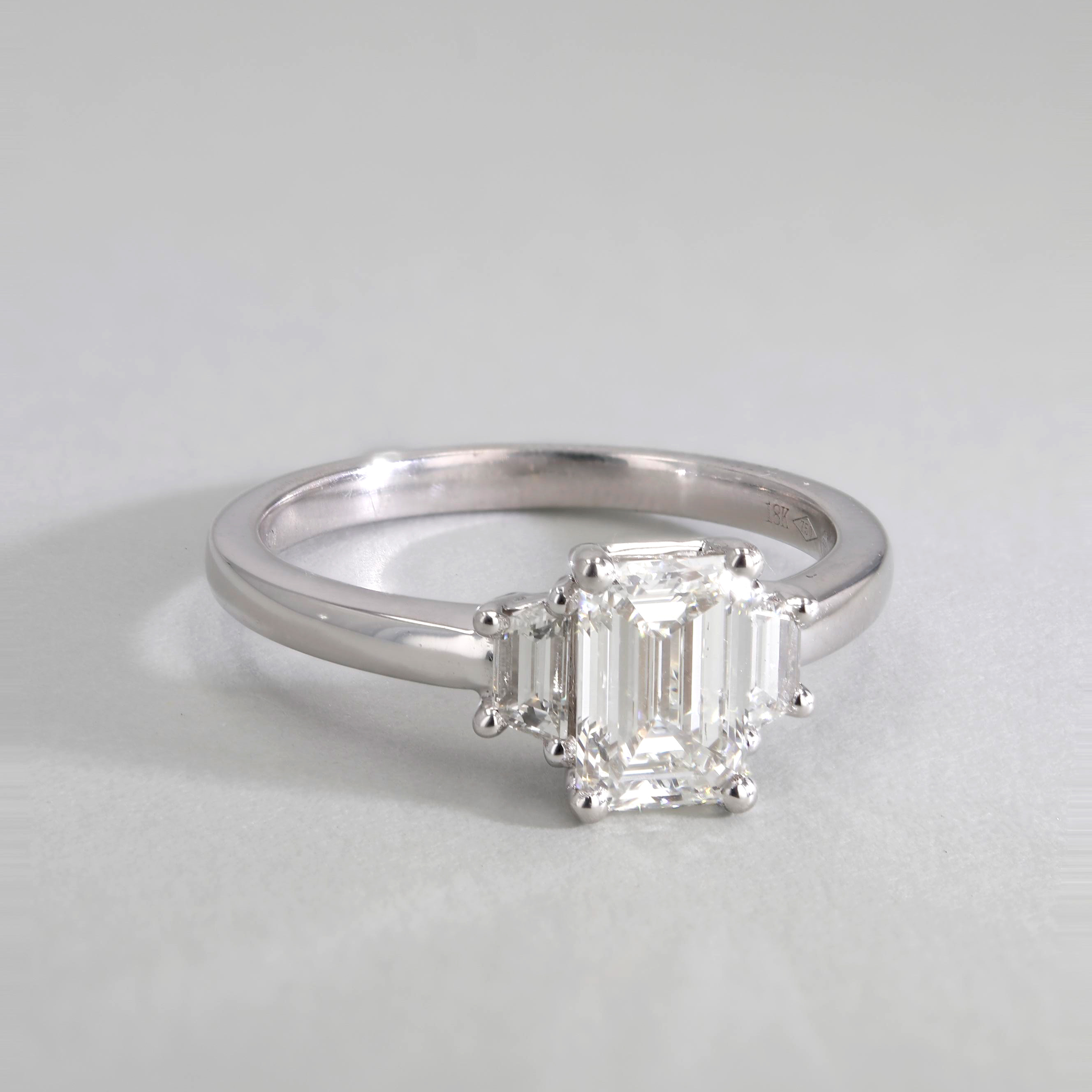 1.55tw Brooklyn Diamond Three-Stone Engagement Ring Image 3 La Mine d'Or Moncton, NB