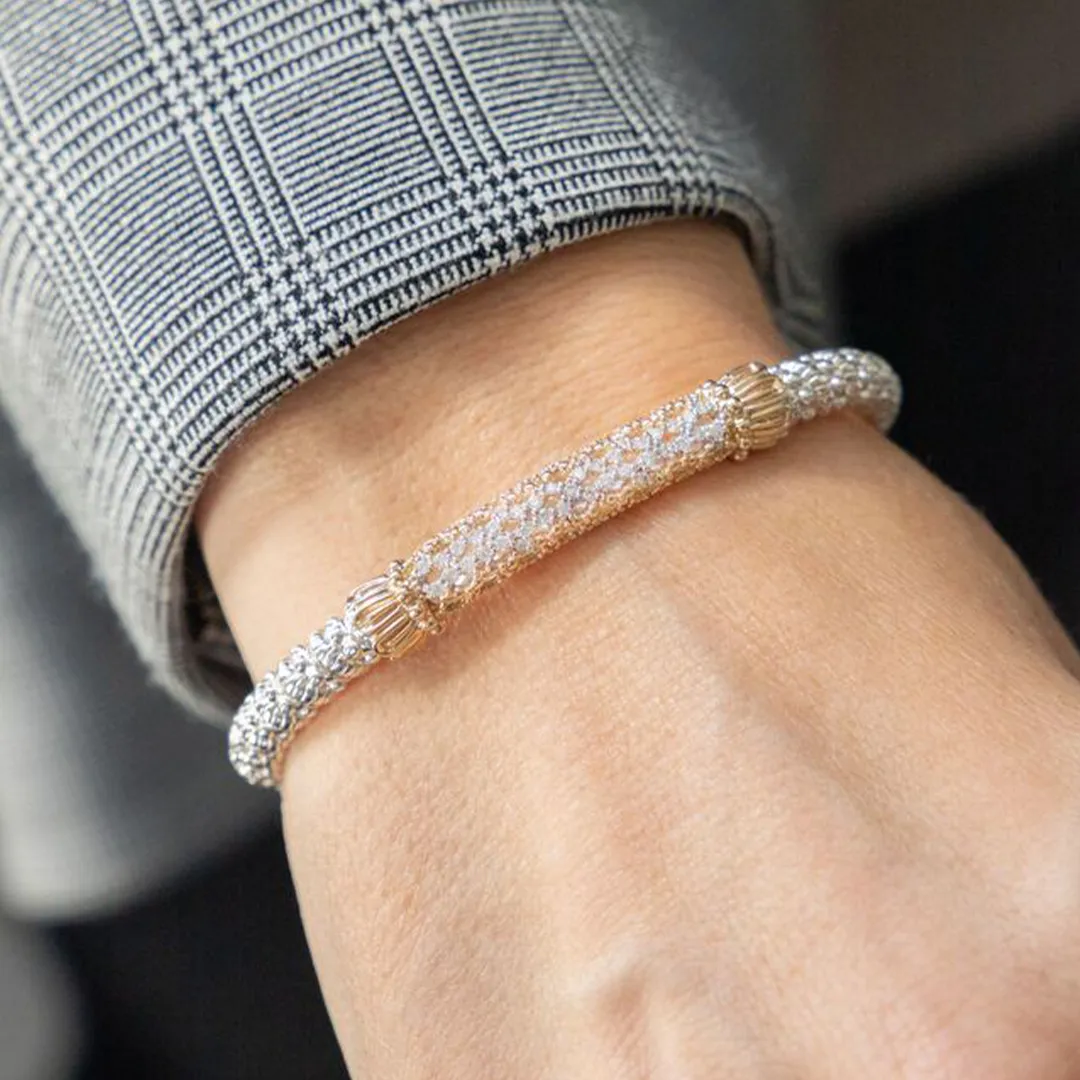 0.28tw Vahan Diamond Bracelet in Gold & Silver Image 2 La Mine d'Or Moncton, NB