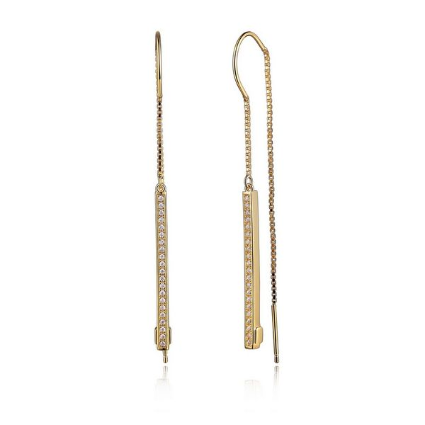 Elle "Stiletto" Collection Gold Plated Stick Earrings La Mine d'Or Moncton, NB