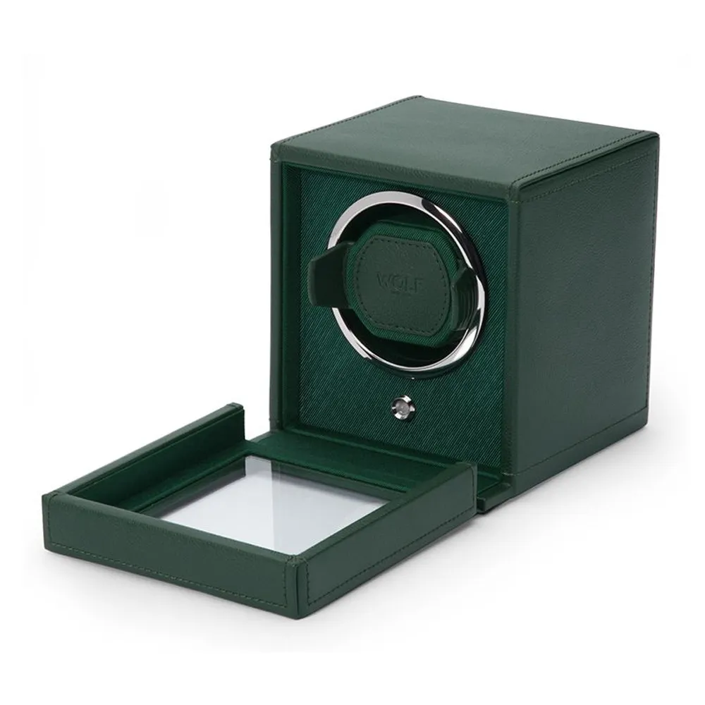 WOLF Cub Single Watch Winder with Cover - Green Image 3 La Mine d'Or Moncton, NB