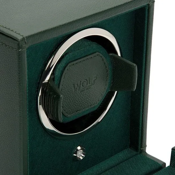 WOLF Cub Single Watch Winder with Cover - Green Image 4 La Mine d'Or Moncton, NB