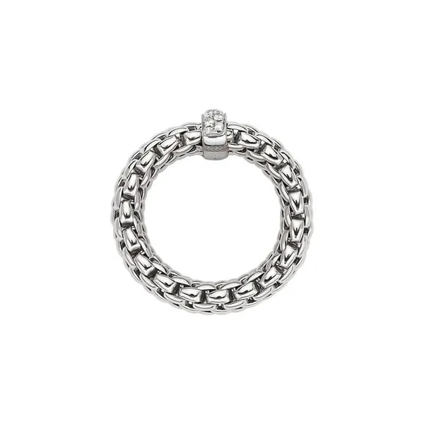 FOPE Vendome Flex'it White Gold Diamond Ring Image 2 La Mine d'Or Moncton, NB