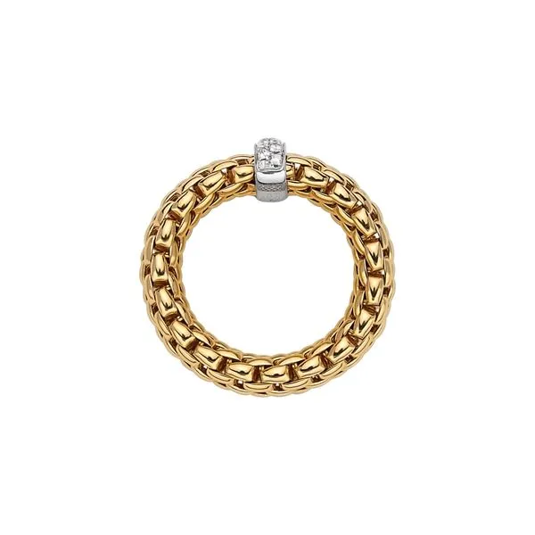 0.10ct FOPE Vendome Collection Flex'it Medium Ring with Diamonds Image 2 La Mine d'Or Moncton, NB
