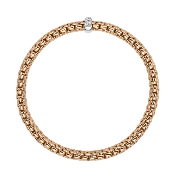 FOPE Vendome Flex'it Rose Gold Diamond Bracelet Size S Image 2 La Mine d'Or Moncton, NB