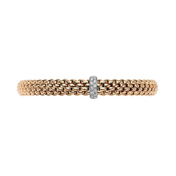 FOPE Vendome Flex'it Rose Gold Diamond Bracelet Size S Image 3 La Mine d'Or Moncton, NB
