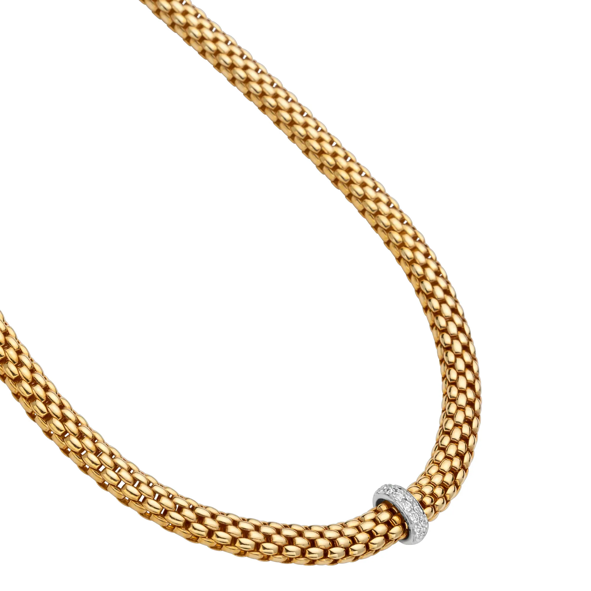 FOPE Vendome Yellow Gold Diamond Necklace Image 2 La Mine d'Or Moncton, NB
