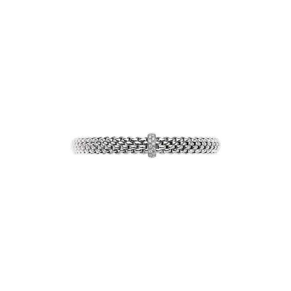 FOPE Vendome Flex'it White Gold Diamond Bracelet Size S Image 3 La Mine d'Or Moncton, NB