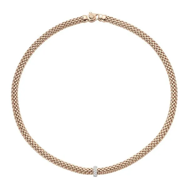 FOPE Vendome Flex'it 18kt Rose Gold Necklace with Diamonds La Mine d'Or Moncton, NB