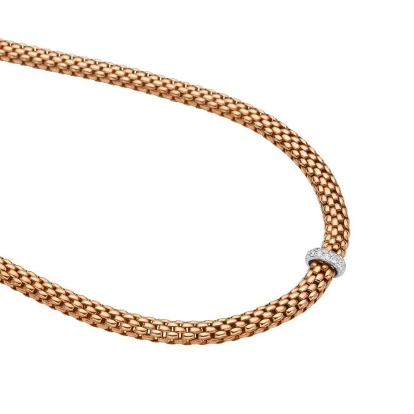 FOPE Vendome Flex'it 18kt Rose Gold Necklace with Diamonds Image 2 La Mine d'Or Moncton, NB