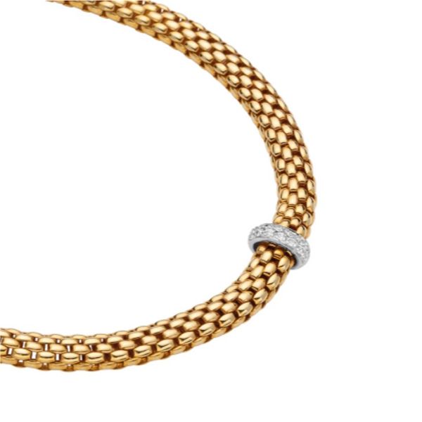 FOPE Vendome Flex'it 18kt Yellow Gold Necklace with Diamonds Image 2 La Mine d'Or Moncton, NB