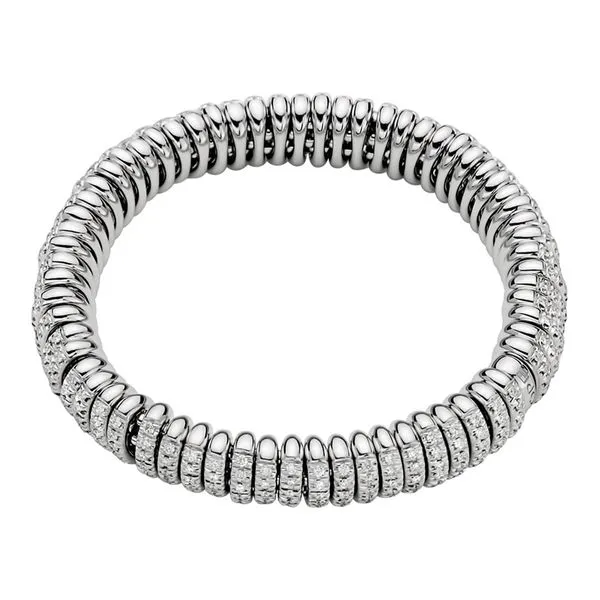 FOPE Vendome Flex'it White Gold Diamond Bracelet Size M La Mine d'Or Moncton, NB