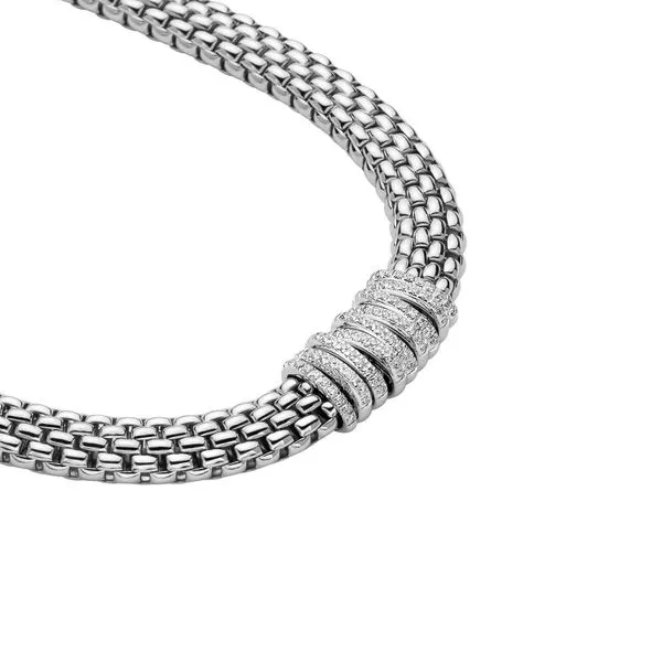 FOPE Panorama White Gold Diamond Necklace Image 2 La Mine d'Or Moncton, NB