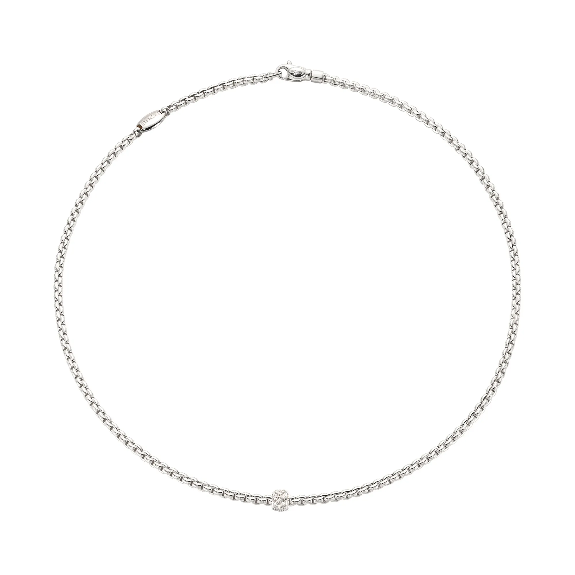 FOPE Eka Anniversario 18kt White Gold Necklace with Diamonds La Mine d'Or Moncton, NB
