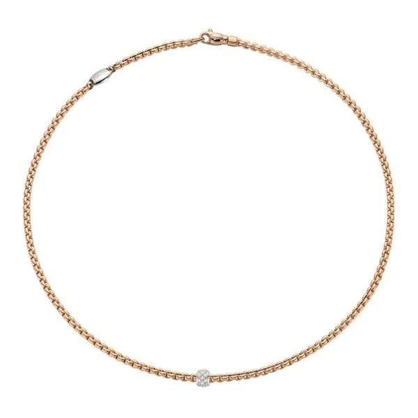 FOPE Eka 18kt Rose Gold Diamond Necklace La Mine d'Or Moncton, NB