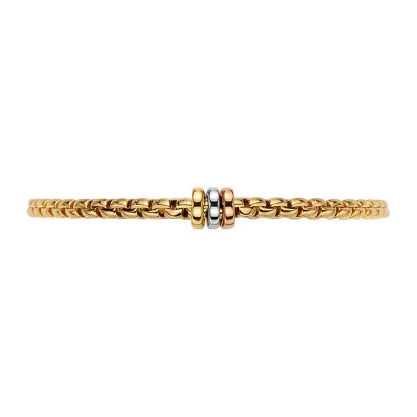 FOPE Eka Tiny Flex'it Bracelet Yellow Gold Size Small Image 3 La Mine d'Or Moncton, NB