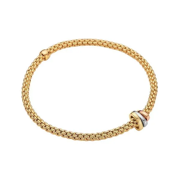FOPE Prima Flex'it Yellow Gold Bracelet Medium La Mine d'Or Moncton, NB