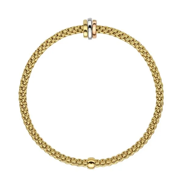 FOPE Prima Flex'it Yellow Gold Bracelet Size M Image 3 La Mine d'Or Moncton, NB