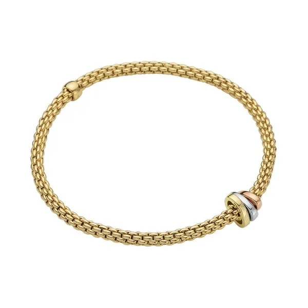 FOPE Prima Flex'it Yellow Gold Bracelet Size M La Mine d'Or Moncton, NB