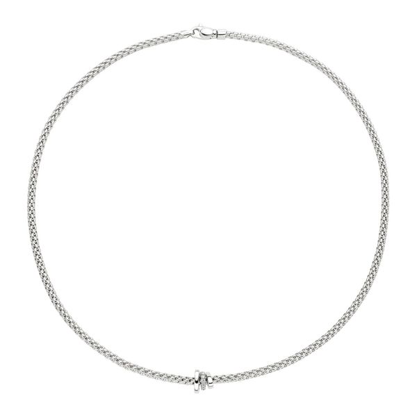 FOPE Prima Flex'it 18kt White Gold Necklace with Diamonds La Mine d'Or Moncton, NB