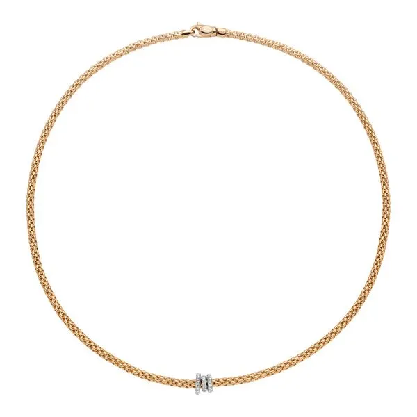 FOPE Prima 18kt Yellow Gold Necklace with Diamonds La Mine d'Or Moncton, NB