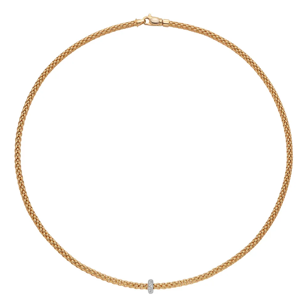 FOPE Prima Yellow Gold Diamond Necklace La Mine d'Or Moncton, NB
