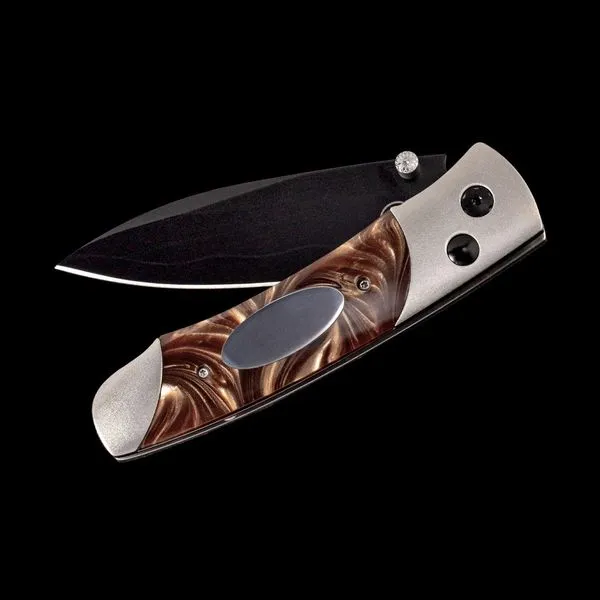 William Henry A200 Brown Folding Knife La Mine d'Or Moncton, NB