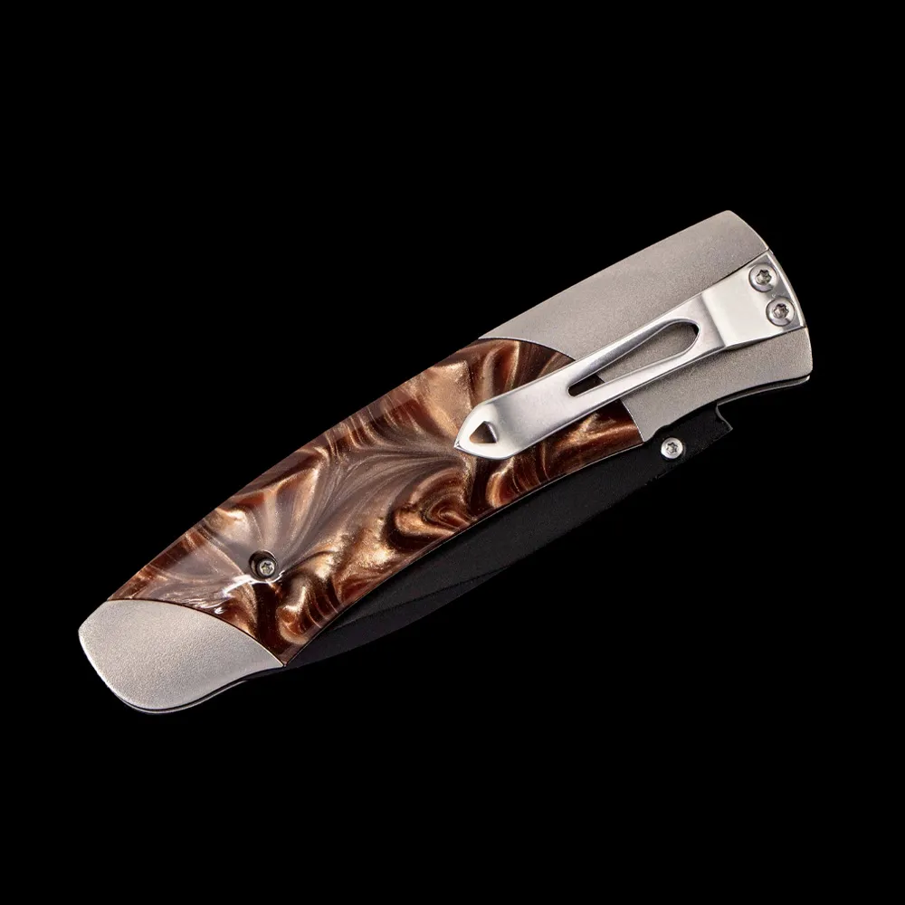 William Henry A200 Brown Folding Knife Image 3 La Mine d'Or Moncton, NB