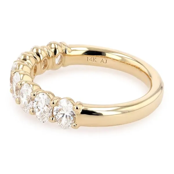 1.50tw Oval Diamond Band 14kt Yellow Gold Image 2 La Mine d'Or Moncton, NB
