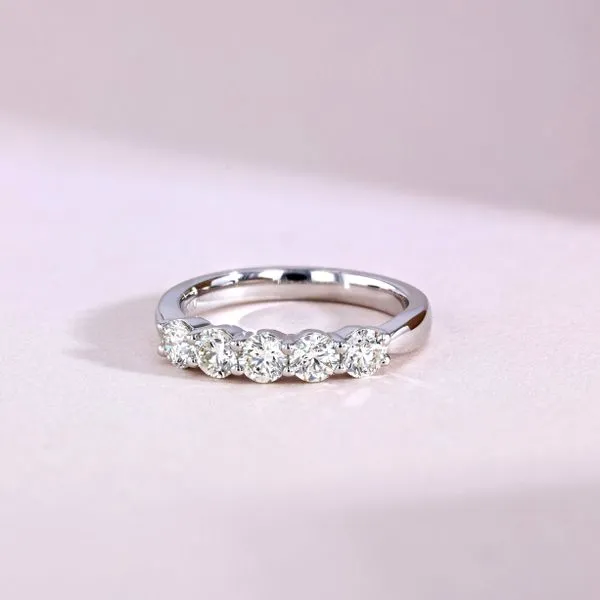 1.00tw Diamond 5 Stone Anniversary Band Image 3 La Mine d'Or Moncton, NB
