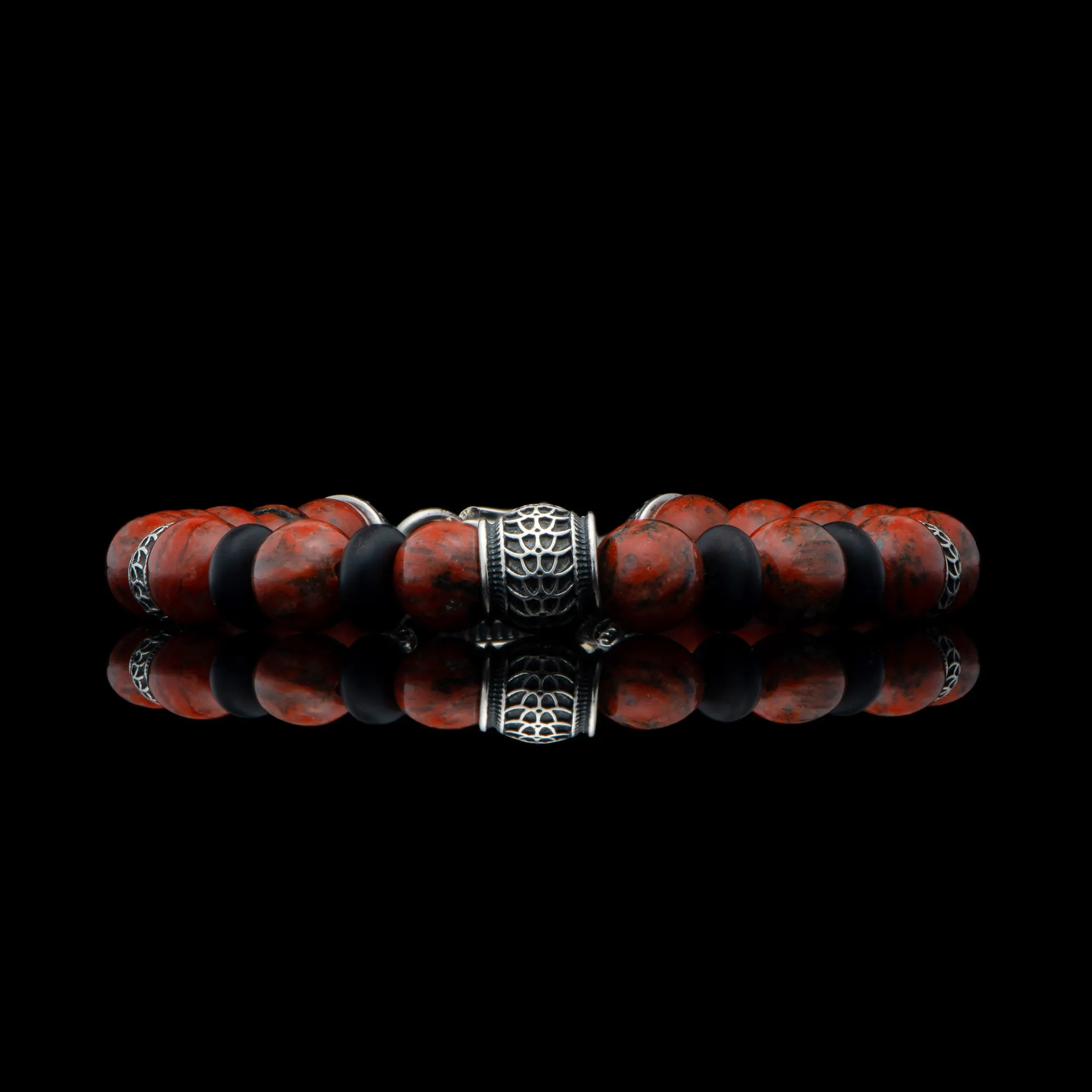 William Henry Newport Red Jasper Bracelet, Large Image 3 La Mine d'Or Moncton, NB