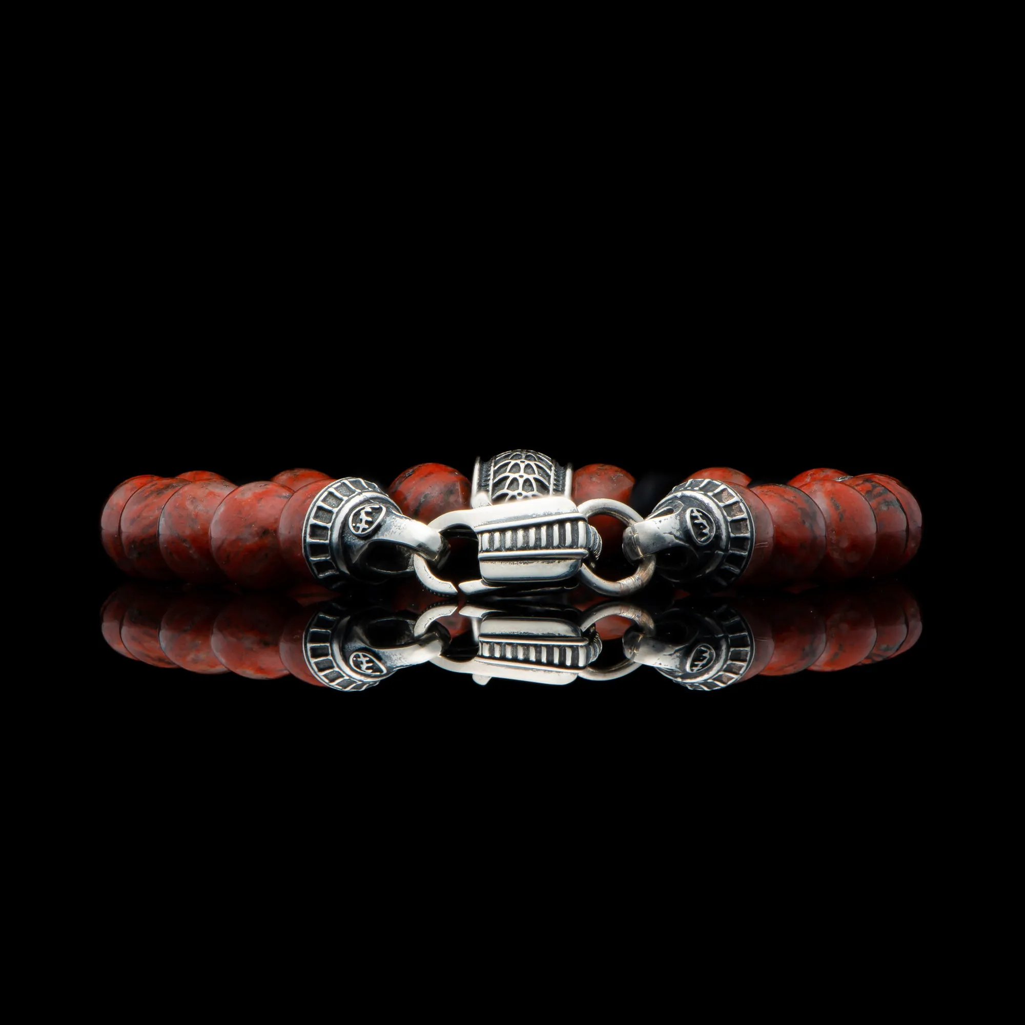William Henry Newport Red Jasper Bracelet, Large Image 4 La Mine d'Or Moncton, NB