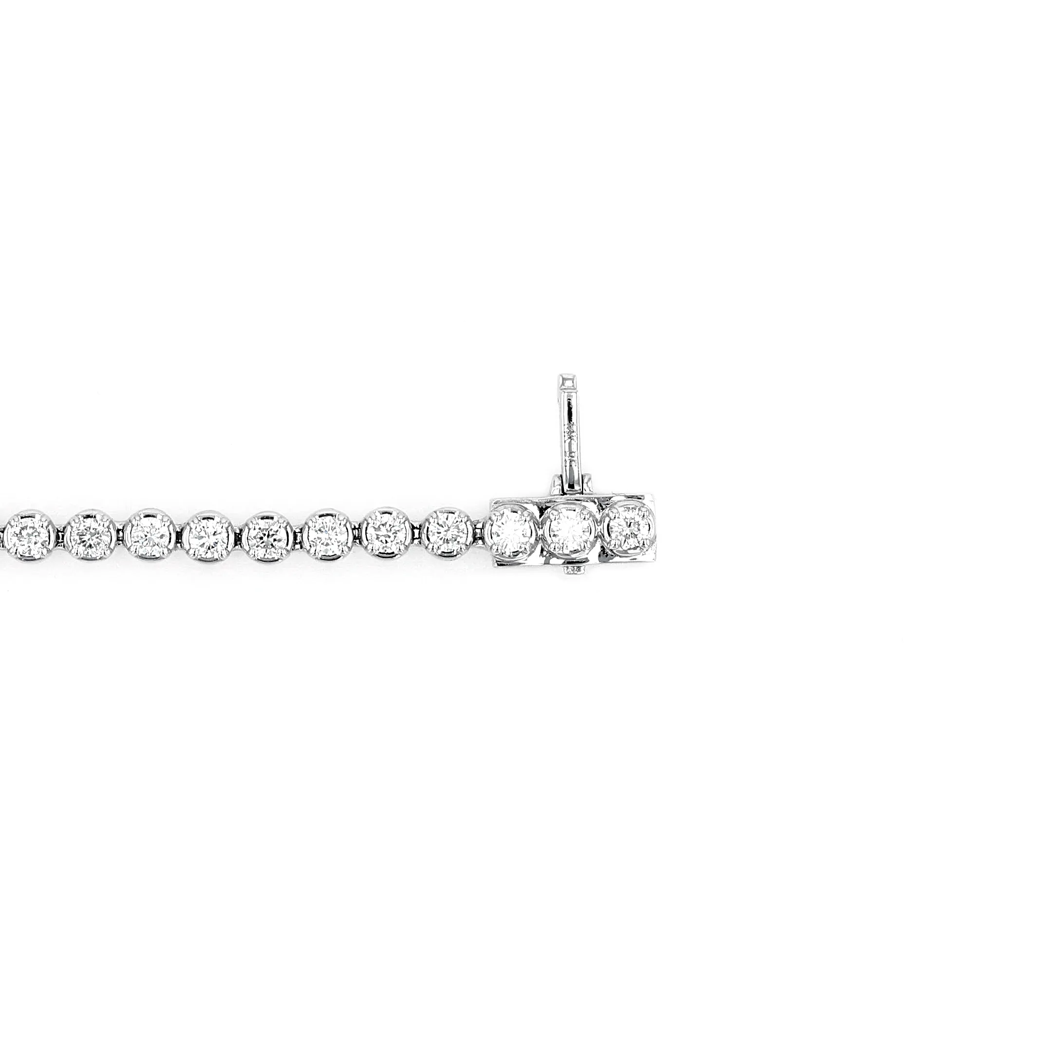 2.00tw Round Brilliant Diamond Tennis Bracelet Image 3 La Mine d'Or Moncton, NB